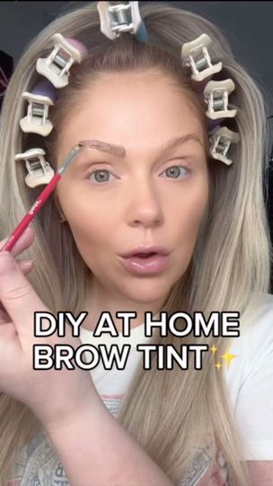 162K views · 6.5K reactions | DIY at home brow tint ✨

#makeup #beauty #makeuptutorial #makeupvideos #beautyvideos #makeupreels #beautyreels #makeuphacks #beautyhacks #brows #browtint #diybrows | KELLY STRACK | kellystrackofficial · Original audio Kelly Strack, Tint Makeup, Beard Dye, Mens Beard, Brow Tint, Makeup Brows, Brow Tinting, Hello Beautiful, Makeup Videos