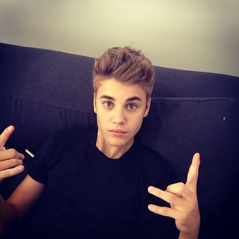 CUTE Justin Bieber, Black