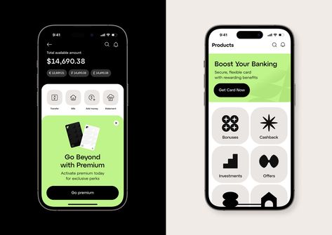 Branding, UX/UI and Promo Videos for Financial App on Behance Minimalistic App Design, App Wireframe Design, Minimal App Design, App Ux Design, App Ui Design Inspiration, Ui App Design, Ui Ux Design App, Logo Apps, Financial Design