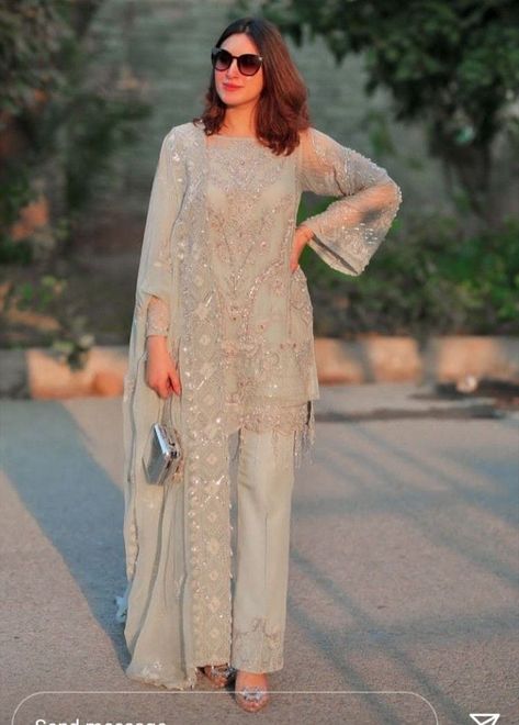 Party Wear dresses Pakistani Wedding Outfits, Satin Jumpsuit, Pakistani Fancy Dresses, Pakistani Fashion Party Wear, Beautiful Pakistani Dresses, Bridal Dress Fashion, Kurti Designs Party Wear, Simple Pakistani Dresses, Designer Dresses Casual