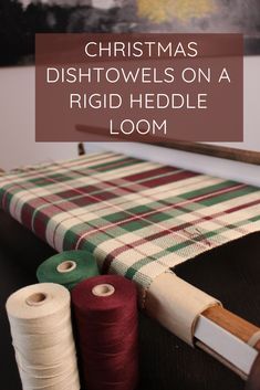 Diy Heddle Loom, Single Heddle Weaving Patterns, Table Loom Weaving Patterns, Woven Tea Towels Patterns, How To Start Weaving On A Loom, Weaving Tea Towels, Tea Towel Weaving Patterns, Rigid Heddle Weaving Patterns Towels, Rigid Heddle Loom Projects