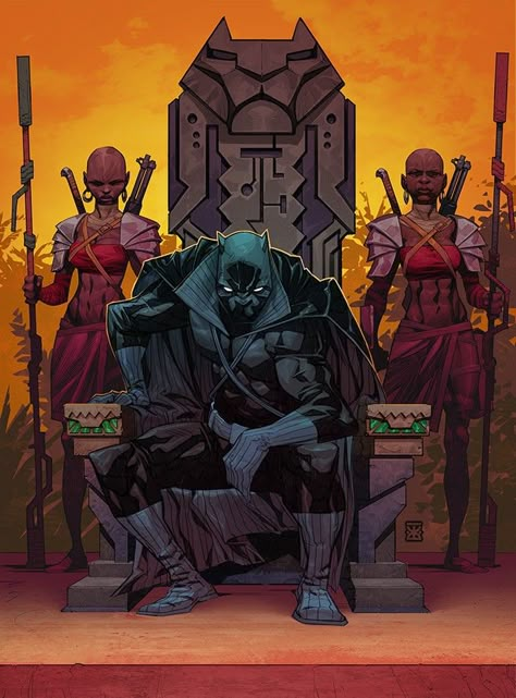 Black Panther Art Marvel, Black Panther Comic Art, Comic Black Panther, Black Panther Artwork, Black Panther Marvel Comics, Black Panther Storm, Black Panther Superhero, Black Panther Comic, Black Panther King