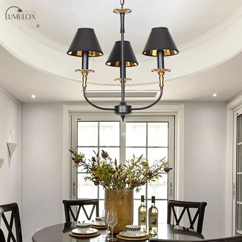 Size: 20 to 24 Inch 25 Inch & Above Fixture Width: 21.5" 27.5" 34.5" Fixture Height: 20" 22" 23.5" Bulb Included: No Color: Chrome Black Number of Lights: 3 4 6 8 Canopy Shape: Round Style: Traditional Material: Fabric Number of Tiers: 1 Tier Shade Type: Fabric Shade Direction: Down Shade Color: Silver Black Voltage: 110V-120V 220V-240V Bulb Base: E12/E14 Light Type: LED/Incandescent/Fluorescent Fabric Hanging, Fabric Pendant, Chrome Chandeliers, Traditional Lighting, Chrome Colour, Hanging Pendant, Black Chrome, Modern Ceiling Light, Color Chrome