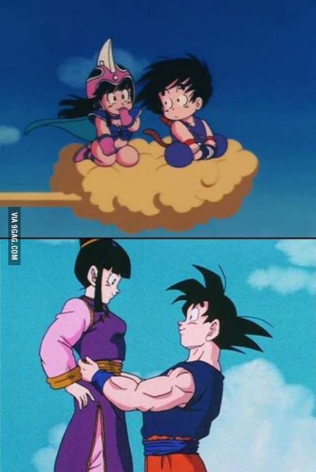 Best love story :: I was waiting for "still a better love story than Twilight." :: Image Dbz, Goku And Chichi, Best Love Stories, Dragon Balls, Dragon Ball Wallpapers, Dragon Ball Goku, Dragon Ball Artwork, Dragon Ball Gt, Anime Dragon Ball Super