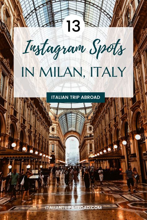 Visit the most famous and hidden Instagram Spots in Milan, Italy. Walk through the most instagrammable places in Milan and snap your favourite pictures | milan photo ideas | milan photoshoot | milan photography ideas | milan photography inspiration | milan photography instagram | milan photos | #milan #italy #instaguide #europe Instagramable Places In Milan, Milan Photography Ideas, Visit Milan Italy, Milan Fall Fashion, Milan Italy Instagram Pictures, Milan Italy Fashion Winter, Milano Places To Visit, Milan Checklist, Outfits For Milan Italy