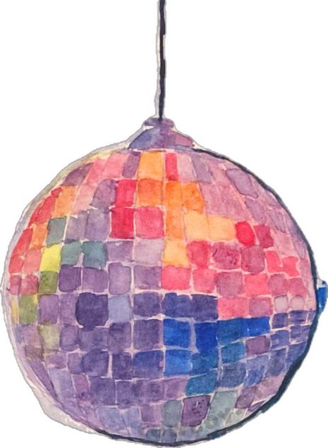 colorful watercolor painting of disco ball Watercolor Disco Ball, Disco Ball Wallpaper, Ball Wallpaper, Color Painting, Cute Doodle Art, Wallpaper Art, Disco Ball, Cute Doodles, Doodle Art