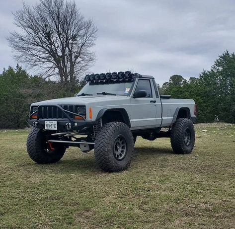 Jeep Quotes, Jeep Pickup Truck, Jeep Comanche, Jeep Ideas, Future Trucks, Best Jdm Cars, Jeep Pickup, Custom Jeep, Jacked Up Trucks