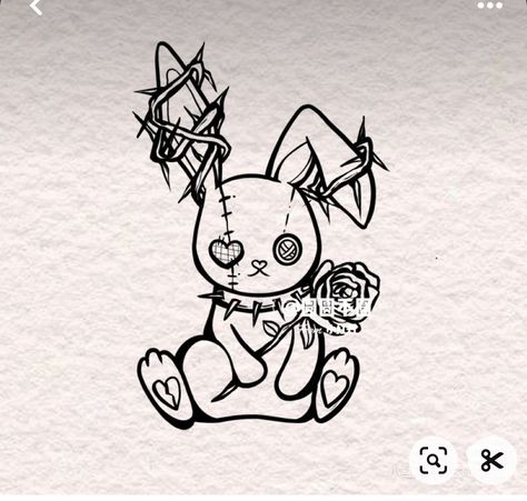 White Rabbit Tattoo, Bunny Sketches, Emo Tattoos, Timeless Tattoo, Finger Tattoo For Women, Phoenix Tattoo Design, Bunny Tattoos, Rabbit Tattoos, Bunny Drawing