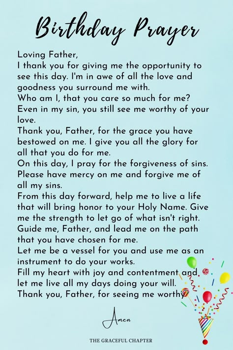 Prayers On Your Birthday, Birthday Wishes And Prayers For Myself, Personal Birthday Wishes For Myself, Prayers For Birthday Blessings, Birthday Poems For Myself, Happy Birthday Message For Myself, My Birthday Quotes Thankful God, Birthday Wishes To My Self, Birthday Blessings For Brother