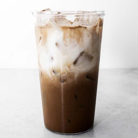 Starbucks Iced Chocolate Almondmilk Shaken Espresso Copycat - Coffee at Three Starbucks Shaken Espresso, Iced Coffee Drinks At Home, Healthy Coffee Smoothie Recipes, Shaken Espresso Starbucks, Shaken Espresso Recipe, Easy Coffee Drinks Recipes, Espresso Recipe, Coffee Smoothie Recipes, Iced Chocolate