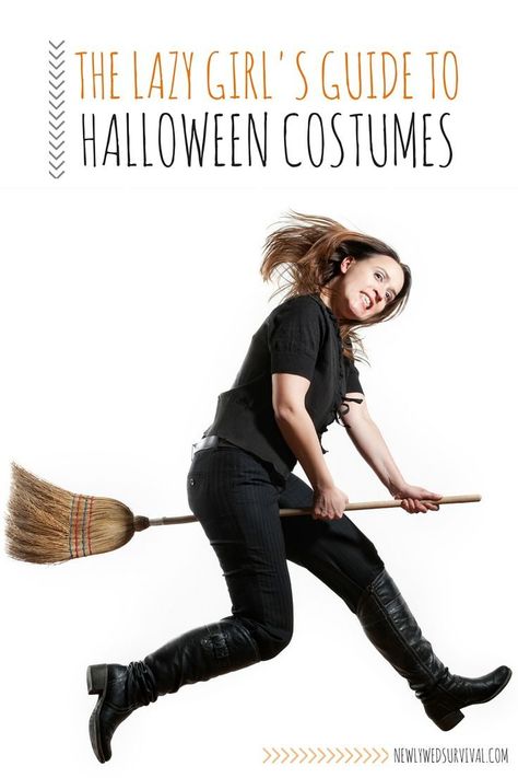 These ideas are perfect for me (the lazy girl)!! Easy Adult Halloween Costume Ideas for Women via @newlywedsurvive Adult Halloween Costume Ideas, Easy Adult Halloween Costumes, Extravagant Costumes, Easy Halloween Costumes For Women, Lazy Halloween Costumes, Halloween Costume Ideas For Women, Lazy Halloween, Costume Ideas For Women, Bff Halloween Costumes