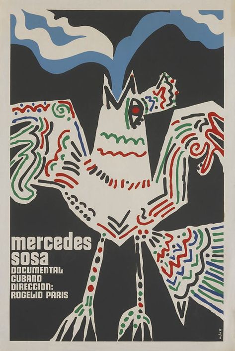 Mercedes Sosa, Cuba Art, Film Poster Design, Beautiful Film, Arte Popular, Vintage Inspired Design, Music Poster, Graphic Poster, Cuba