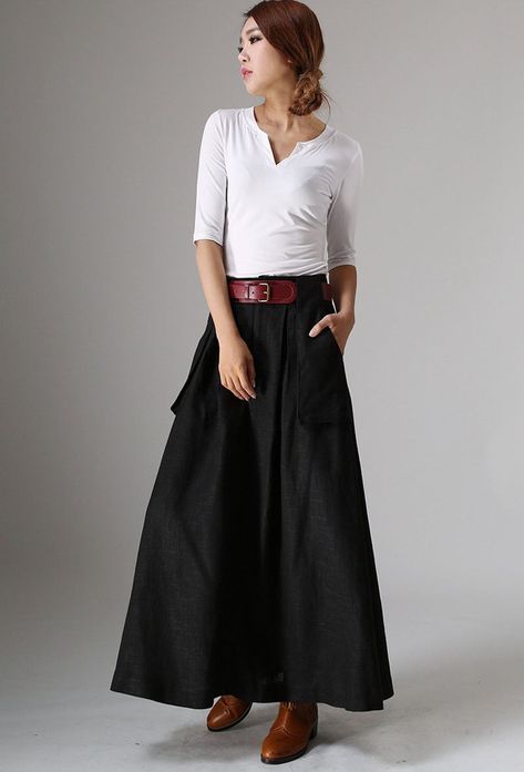 Long a line skirt