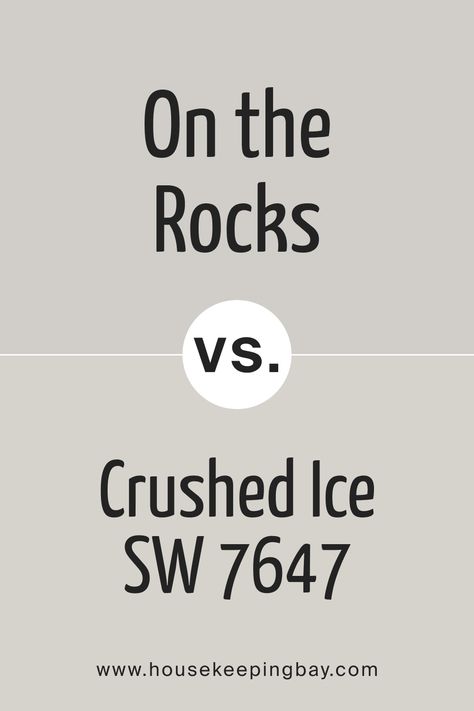 On the Rocks SW 7671 vs Crushed Ice SW 7647 Crushed Ice Sherwin Williams Bedroom, Sw Crushed Ice Walls, Sherman Williams Repose Gray, Sw On The Rocks, Sw Crushed Ice, Crushed Ice Sherwin Williams, Sherman Williams Paint, Indoor Paint Colors, Sw Repose Gray