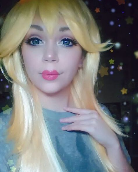 Rosalina Cosplay Makeup, Princess Zelda Makeup, Princess Rosalina Makeup, Princess Peach Eye Makeup, Princess Peach Cosplay Makeup, Princess Peach Makeup Tutorial, Princess Peach Makeup Halloween, Princess Peach Makeup Look, Rosalina Makeup