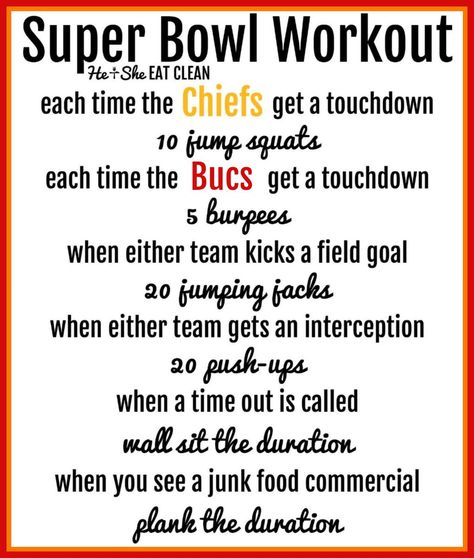 Complete this Super Bowl Workout during the game and keep the whole family entertained! #superbowl #workout #fitness #exercise #heandsheeatclean Super Bowl Meal Ideas, Super Bowl Workout, Greek Dip, Ranch Dipping Sauce, Baked Onions, Complete Workout, Clean Eating Lifestyle, Almond Butter Cookies, Clean Eating Meal Plan