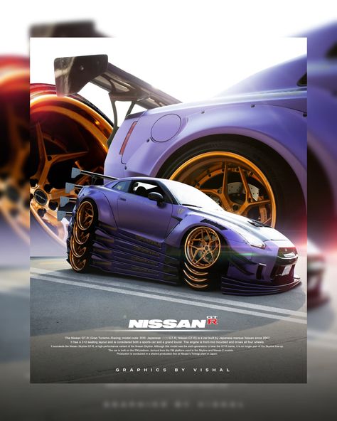 PURPZILA 💜🔥 THE NISSAN GT-R || Poster Design Poster Designed by : @graphicsbyvishal #purple #poster #carposter #nissan #gtr #graphicdesign #photoshop #photoedit #photoediting #car #caredit #viralcars #supercar #editing #posterediting #posteredit #carposters #carposterdesign #viral #newpost #pic #picoftheday #photooftheday #viraledits #skyline #explorar #explorepage #explorepage✨ Poster Design Ideas Creative, Gtr Poster, Posters Photoshop, Car Poster Design, Purple Poster, Box Poster, Car Render, T Shirt Print Design, T-shirt Print Design