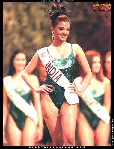 Aishwarya at Miss World 1994-"Swimsuit" round.  GORGEOUS!!! Aishwarya Rai Miss World, ऐश्वर्या राय, Aishwarya Rai Pictures, Aishwarya Rai Photo, Aishwarya Rai Bachchan, Mangalore, Miss World, Aishwarya Rai, Bollywood Girls