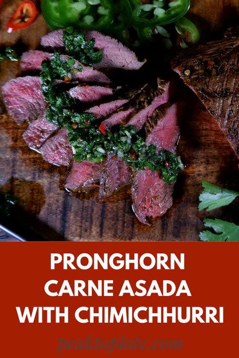 Elk Chili, Antelope Recipes, Recipe For Pizza, Pronghorn Antelope, Venison Stew, Chimichurri Recipe, Wild Game Recipes, Venison Recipes, Chimichurri Sauce