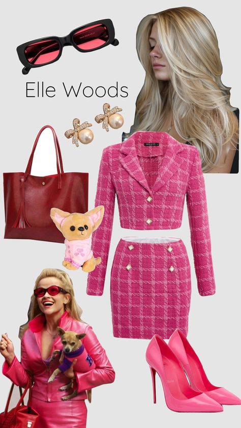 bend and snap #ellewoods #legallyblondeaesthetic #2000smovies #pink #favoritemovie #lawyer Elle Woods Legally Blonde, Elle Woods Style, Legally Blonde Outfits Inspiration, Lawyer Costume, Legally Blonde Outfits Ideas, Halloween Costumes Legally Blonde, El Woods Legally Blonde Costume, Halloween Costumes Elle Woods, Elle Woods Musical