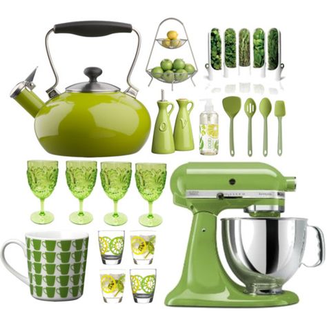 lime kitchen apliances. sooo cute Lime Green Kitchen, Colorful Kitchen Accessories, Kitchen Color Green, Green Kitchen Accessories, Kitchen Accessories Design, Kitchen Colours, Green Kitchen Decor, Colourful Kitchen, Kitchen Green