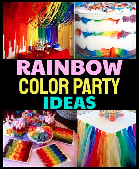 Color Party Ideas For Adults-Themes, Decorations, Colors & More for 2022 Rainbow Color Party Ideas For Adults, Color Theme Party Decoration, Colors Party Ideas For Adults, Color Party Games For Adults, Color Party Decorations For Adults, Color Party Ideas For Adults Outfits, Colour Party Ideas Adults, Rainbow Party Ideas For Adults, Color Theme Party Ideas For Adults Food