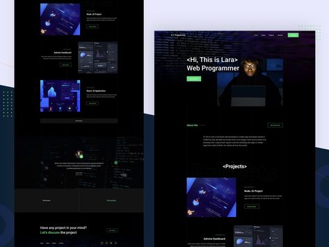 Freelance Programmer Portfolio by M M Rahman Akash Programmer Portfolio, Web Portfolio, Portfolio Website Design, Website Images, Portfolio Web Design, Portfolio Templates, Website Inspiration, Photoshop Design, Show And Tell