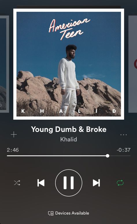 young, dumb, broke, high school kids Khalid Lyrics, Underrated Artists, High School Kids, American Teen, Mood Songs, Super Quotes, Music Aesthetic, Music Player, Song Playlist