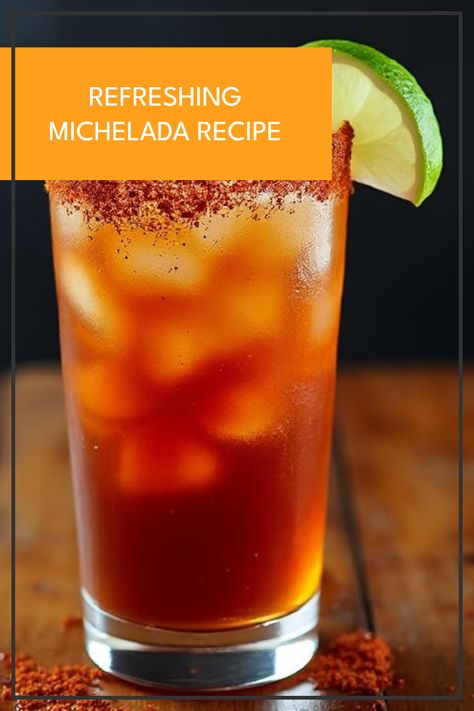 Sip into summer with this easy and delicious Michelada cocktail! A twist on the classic chelada, this Mexican drink is perfect for hot days. Combining zesty tomato juice, a splash of lime, and your favorite cold beer, this refreshing blend is sure to impress. Discover how simple ingredients mix to create a party favorite that bursts with flavor. Great for gatherings, BBQs or just a relaxing day at home, enjoy one today! Perfect for anyone wanting to elevate their beer cocktail game with fresh ingredients. Tomato Juice Recipes, Cuba Libre Cocktail, Dark N Stormy Cocktail, Michelada Recipe, Yummy Summer Cocktails, Iced Tea Cocktails, Beer Cocktail, Mexican Drinks, Long Island Iced Tea