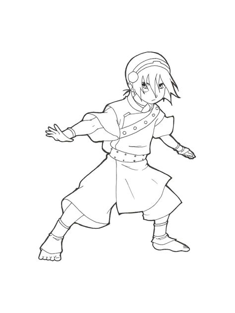 Atla Coloring Pages, Aesthetic Draw, Toph Beifong, Avatar Poster, Images Cartoon, Avatar The Last Airbender Art, Avatar Aang, One Piece Drawing, Drawing Images