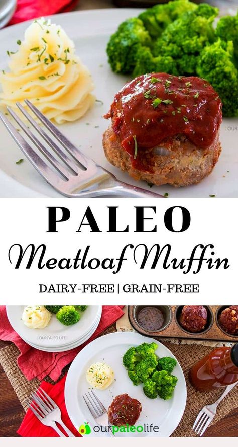 Paleo Meatloaf Muffins, Meatloaf Muffins Recipe, Paleo Meatloaf, Easy Dinner Options, Paleo Drinks, Meatloaf Muffins, Best Paleo Recipes, Paleo Main Dishes, Healthy Paleo Recipes