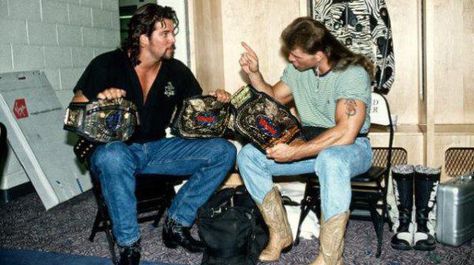 Kevin Nash (Deisel) & HBK The Kliq, Wcw Wrestlers, Stone Cold Stunner, The Boy Who Cried Wolf, Yeah Nah, School Pic, The Heartbreak Kid, Wrestling Photos, Scott Hall