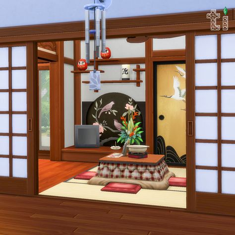 One-story house Wakabamori, 2-4-3 Mount Komorebi. Plot size: 20x15. No СС. Download link in biо. 🍒My ID in the game: TapeiGuanas #thesims4 #ts4 #ts4mm #ts4lots #ts4interiors #ts4build #sims4 #sims4interior #sims4build #sims4lot One Story House, One Story Homes, Sims4 Cc, Sims 4 Build, First Story, Story House, The Sims4, Sims 4, The Game