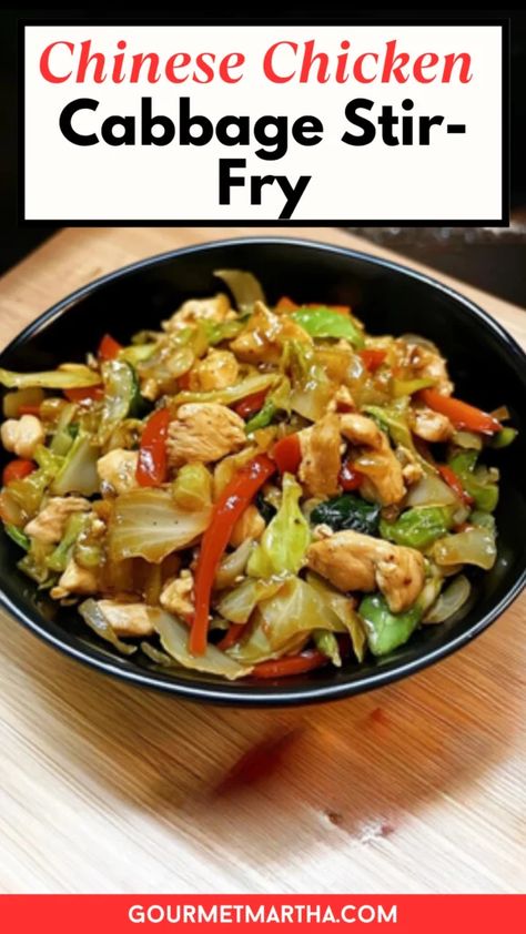 Savor the flavors of this healthy and delicious Chinese Chicken Cabbage Stir-Fry! Tender chicken, crisp cabbage, and vibrant veggies come together in a savory, umami-packed sauce for a quick meal that’s perfect for busy nights.
Need dinner ideas? Save this recipe now
#stirfry #chickenrecipes #asianflavors #quickmeals #healthyrecipes #cabbagerecipes #weeknightdinner #homemadechinese #onepanmeals #mealprep Chinese Cabbage Stir Fry, Crunchy Style, Chinese Delicacies, Fry Cabbage, Chicken Cabbage, Cabbage Stir Fry, Asian Noodle, Chicken And Cabbage, Cooked Cabbage