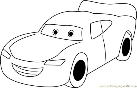 Lightning McQueen printable coloring page for kids and adults Rayo Mac Queen, Disney Cars Coloring Pages, Disney Cars Coloring, Ladybug Coloring Page, Lighting Mcqueen, Cars Coloring, Cold Stone Creamery, Disney Cars Party, Books Ideas