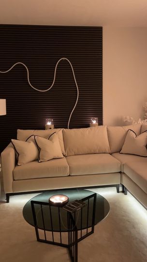 1.6M views · 70K reactions | The ultimate living room hack✨ Transform your living room using LED lighting under your sofa to create a magical, ambient glow in your home💡 Get the look with our Harmony Sofa range☁️ | Rowen | asamavgz · Original audio Harmony Sofa, Living Room Hacks, Room Hacks, Luxury Lamps, Mood Light, Room Inspiration Bedroom, Room Aesthetic, Lounge Areas, Aesthetic Room