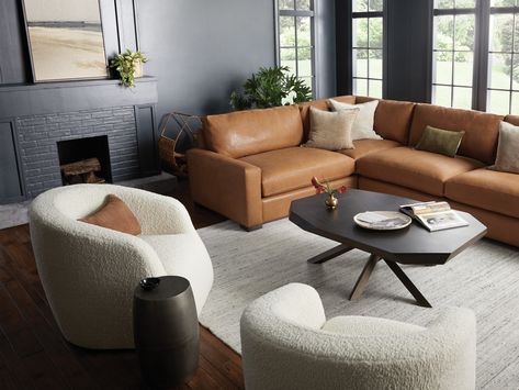 Merrill Swivel Chair | Arhaus Arhaus Fresno Swivel Chair, Room Couch Ideas, Living Room Couch Ideas, Abstract Seascape, Functional Home, Chair Dimensions, Cleaning Upholstery, Couches Living Room, Toss Pillows