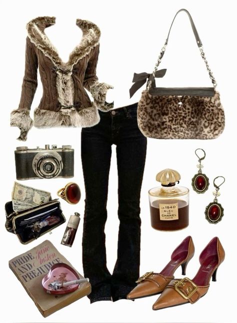 Paris Hilton Outfits 2000s, 2000s Fashion Fall, Russian Outfit, Downtown Y2k, Paris Hilton Outfits, 2000s Fashion Inspiration, Paris Hilton Style, Country Glam, Mcbling Fashion