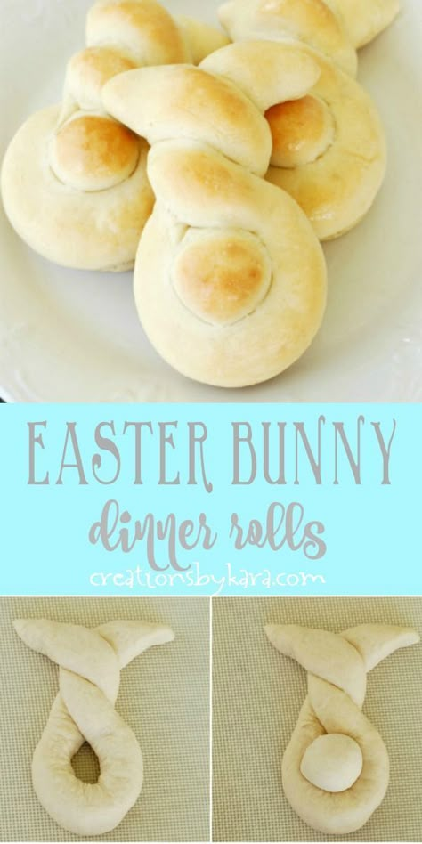 Bunny Shaped Rolls, Bunny Bread Rolls, Brunch Ideas For Kids, Rolls For Easter, Easter Bunny Bread, Easter Bunny Rolls, Easter Rolls, Bunny Rolls, Bunny Bread