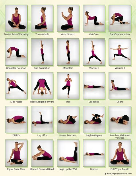 Yoga for Vata Dosha Yoga Poses For Kapha Dosha, Vata Dosha Yoga, Vata Yoga Sequence, Yoga For Vata Dosha, Pitta Yoga, Doshas Ayurveda, Vata Pacifying, Yoga Poses Chart, Ayurveda Vata