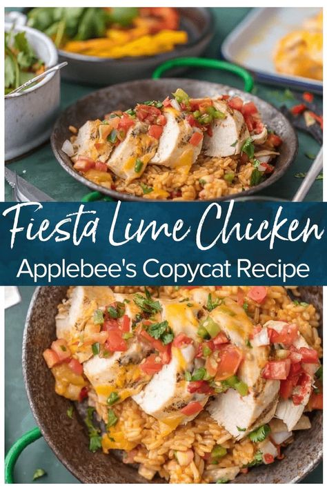 Fiesta Lime Chicken Applebees, Applebees Recipes, Applebees Copycat Recipes, Fiesta Lime Chicken, Grilled Chicken Strips, Lime Chicken Recipes, Tortilla Strips, Summer Meal, Summer Grilling Recipes