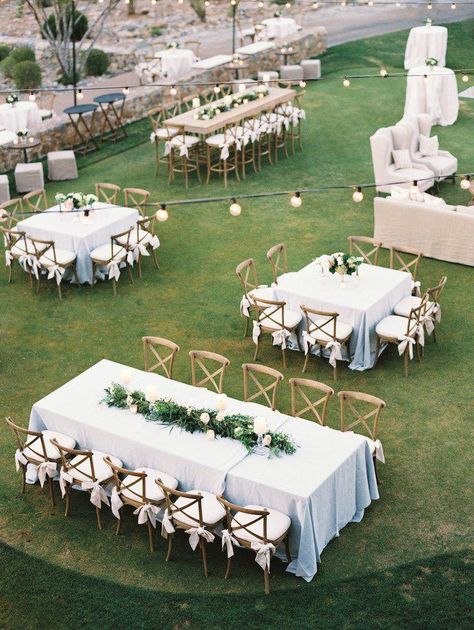 Minimalist Wedding Reception, Erich Mcvey, Reception Table Settings, Wedding Reception Photography, Garden Wedding Reception, Scottsdale Wedding, Ceremony Seating, Wedding Reception Inspiration, Reception Inspiration