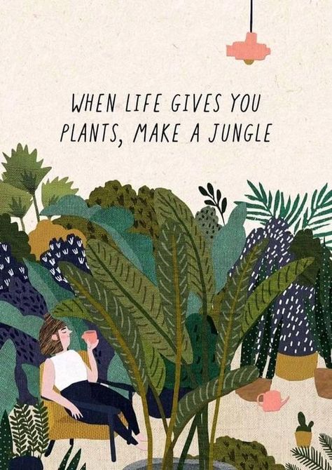 When life gives you plants | #quoted Plant Puns, Plants Quotes, Plants Are Friends, Best Indoor Plants, Garden Quotes, Bedroom Plants, Plant Wallpaper, Plant Aesthetic, Plant Illustration