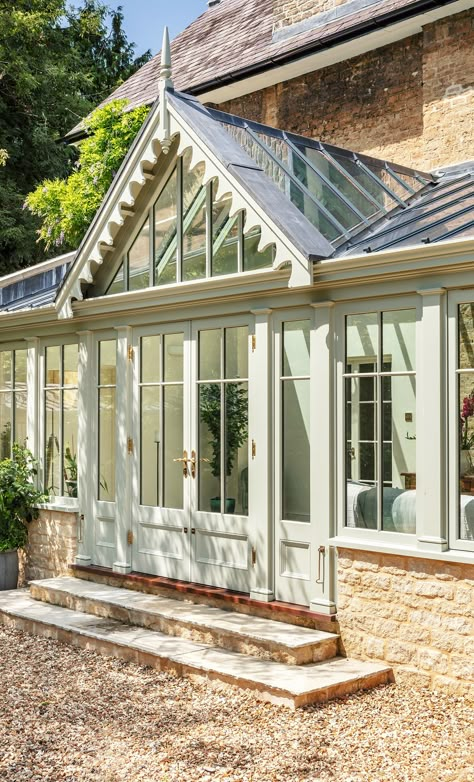 Small Conservatory, Lean To Conservatory, Flat Roof Design, Conservatory Design, Garden Room Extensions, Lean To, Sunroom Designs, House Extension Design, House Windows