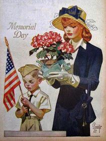 ART & ARTISTS: J. C. Leyendecker - part 8 Arte Pulp, American Illustration, Happy Memorial Day, Norman Rockwell, Pulp Fiction, Vintage Images, Vintage Illustration, Memorial Day, Cover Art