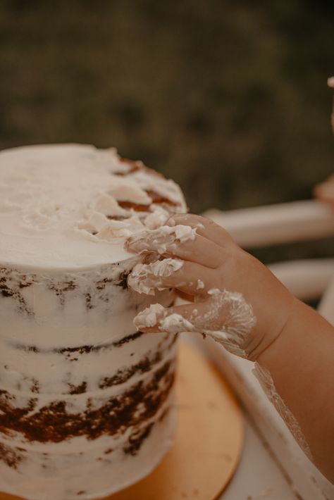 Outdoor Smash Cake Session, 1st Birthday Photo Shoot Outdoor, Home First Birthday Photoshoot, Natural Cake Smash, Diy Smash Cake Photoshoot Outdoor, 1st Birthday Photos Outdoor, Fall First Birthday Photoshoot Outdoor, 1st Birthday Party Photoshoot, Simple First Birthday Photoshoot Outside