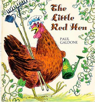 The Little Red Hen by Paul Galdone  http://readmeastorynow.blogspot.com The Little Red Hen, Little Red Hen, Leader In Me, Red Hen, Persuasive Writing, Lazy Cat, Children's Literature, Folk Tales, Big Book