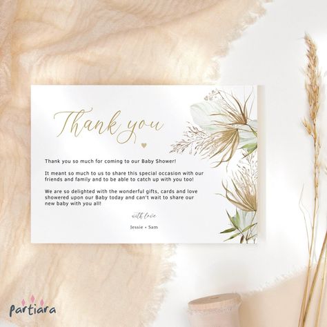 This Thank You Cards item is sold by partiara. Ships from United States. Listed on Feb 23, 2024 Beige Decor, Bridal Card, Thank You Note Cards, Cards Printable, Thank You Card Template, Neutral Baby Shower, Green Beige, Neutral Baby, Thank You Notes