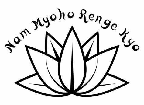 Nam Myoho Renge Kyo, Lotus Sutra, Phrase Meaning, Only Believe, Black Stickers, Feeling Lost, Three Words, White Stickers, Full Potential