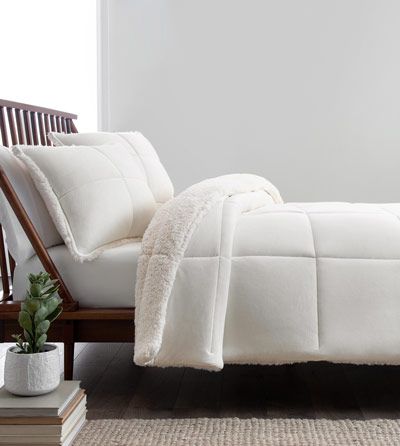 UGG Sustainable Footwear Products | UGG® Official Ugg Comforter, Bedroom Accents, Brian Smith, King Size Blanket, Queen Size Comforter, King Size Comforters, Queen Size Blanket, White Comforter, Reversible Comforter